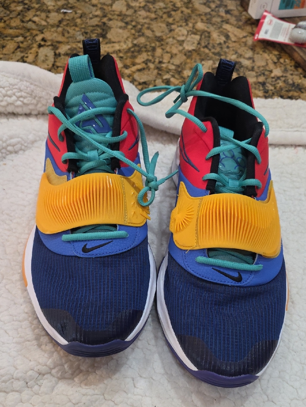 Nike Colorblock Sneakers - Blue/Yellow/Teal/Red